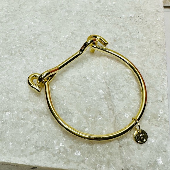 NEW! Jules Smith 14k Gold Plated Americana Lock Bracelet - Picture 8 of 9